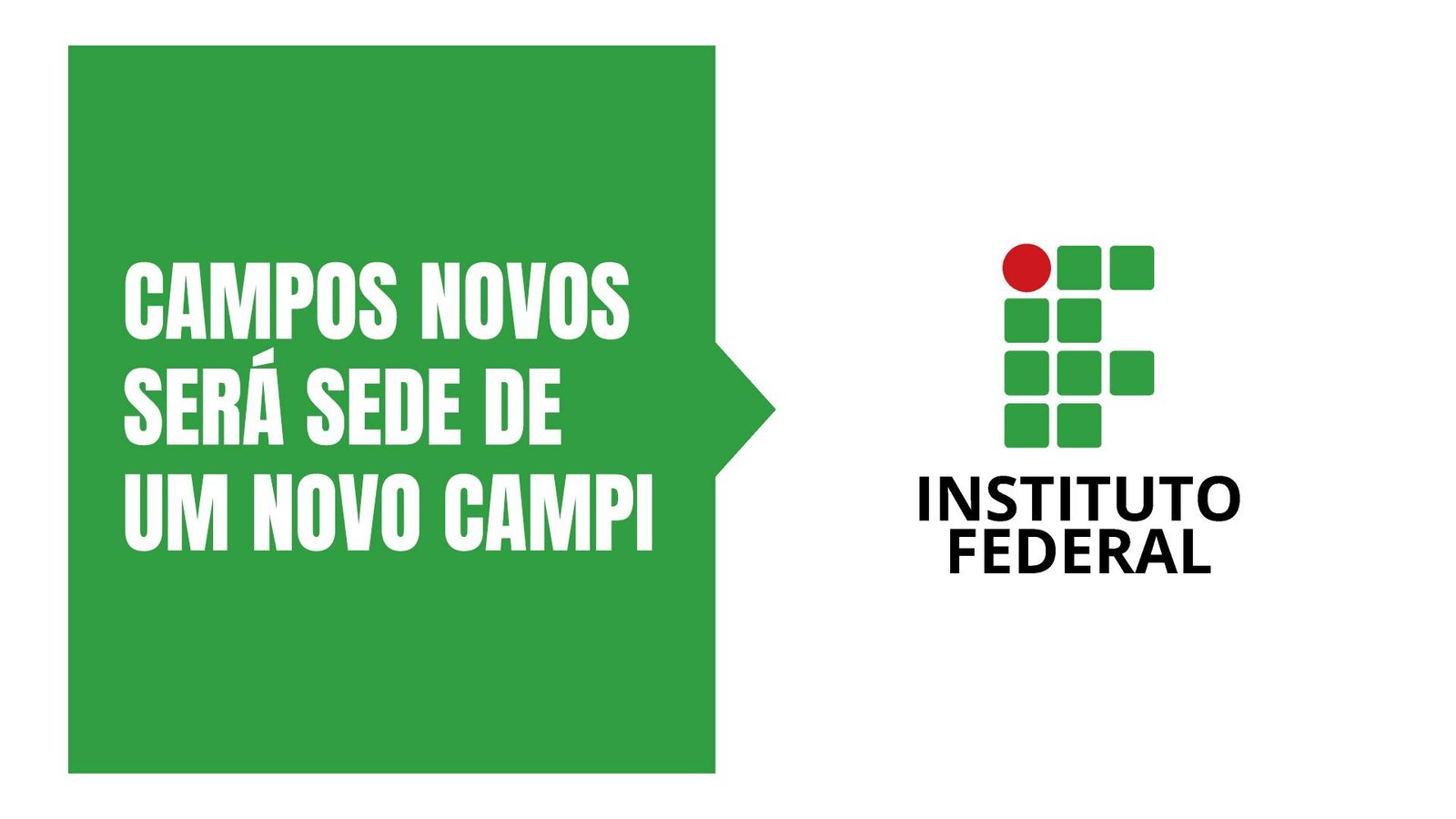 Deputado Pedro Uczai anuncia transferência de terreno para Instituto Federal Catarinense