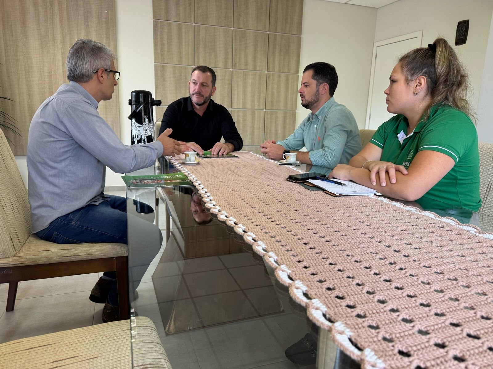 Executivo de Vargem se reúne com Senar para discutir novas capacitações para o produtor rural