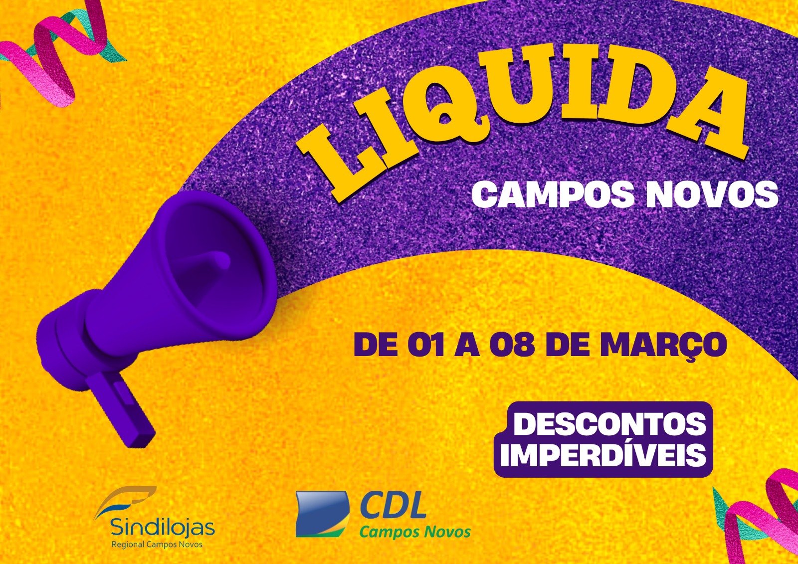 Liquida Campos Novos, começa amanhã