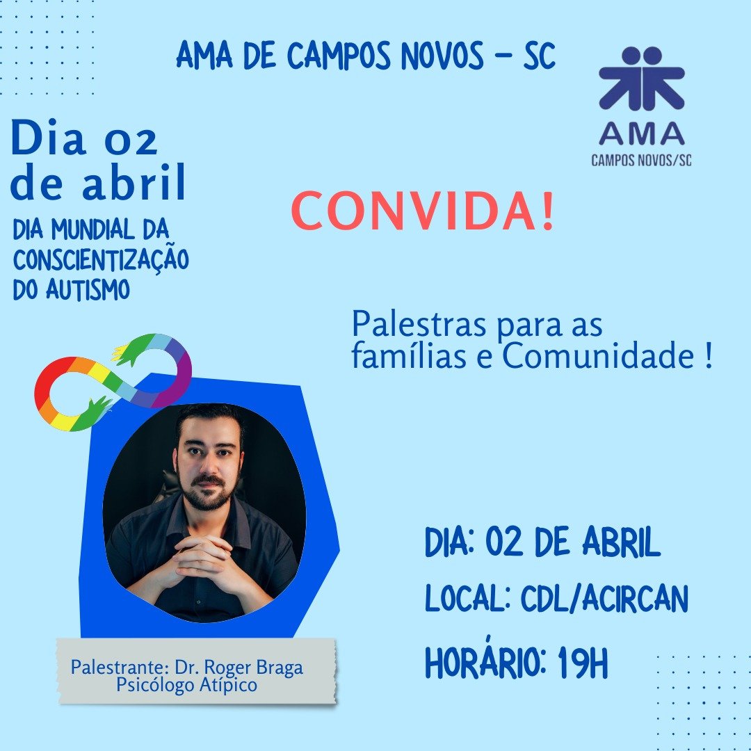 Dia Mundial de Conscientização do Autismo – AMA promove eventos de conscientização sobre o autismo