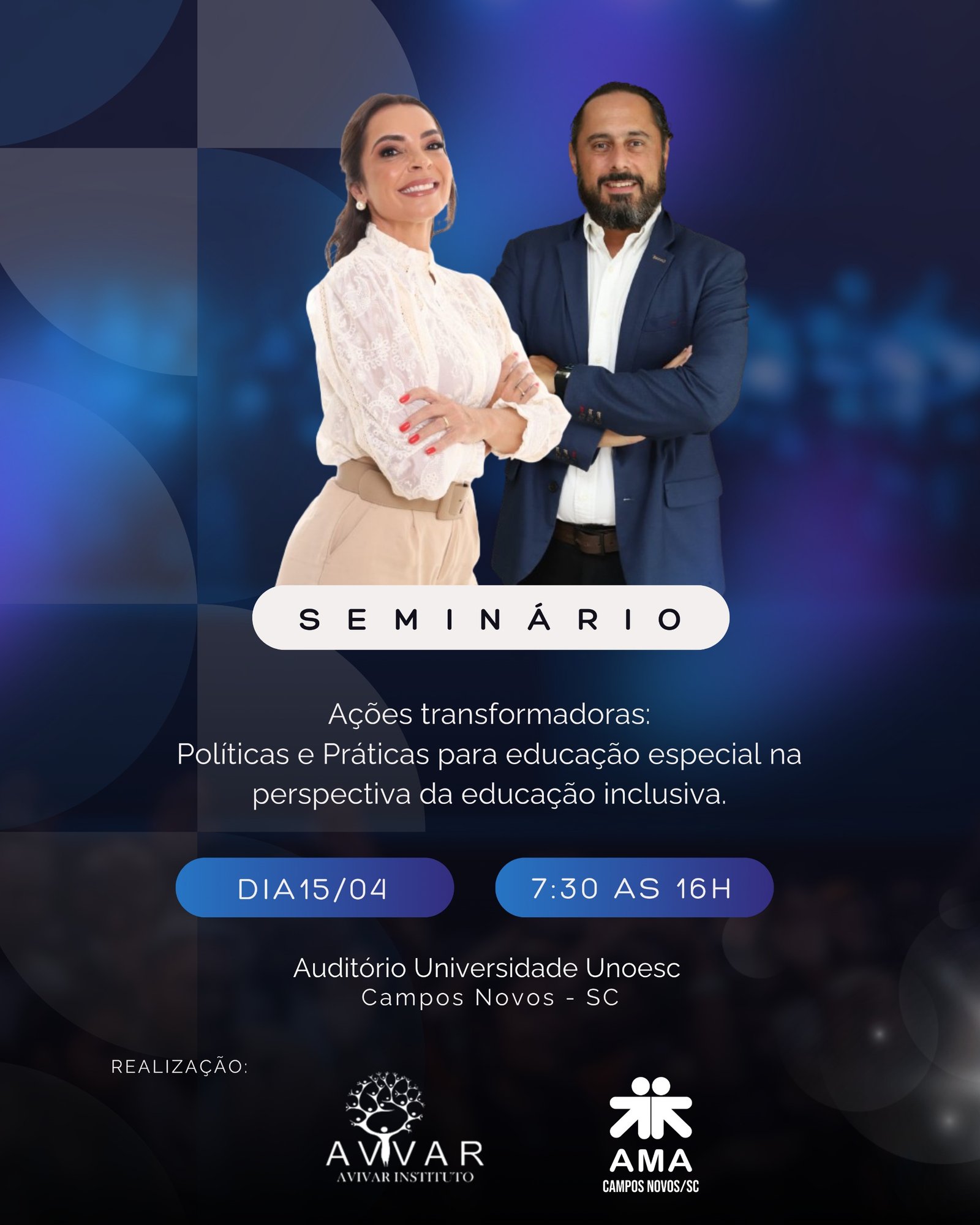 AMA realiza Palestra sobre Educação Especial e Inclusiva em Campos Novos