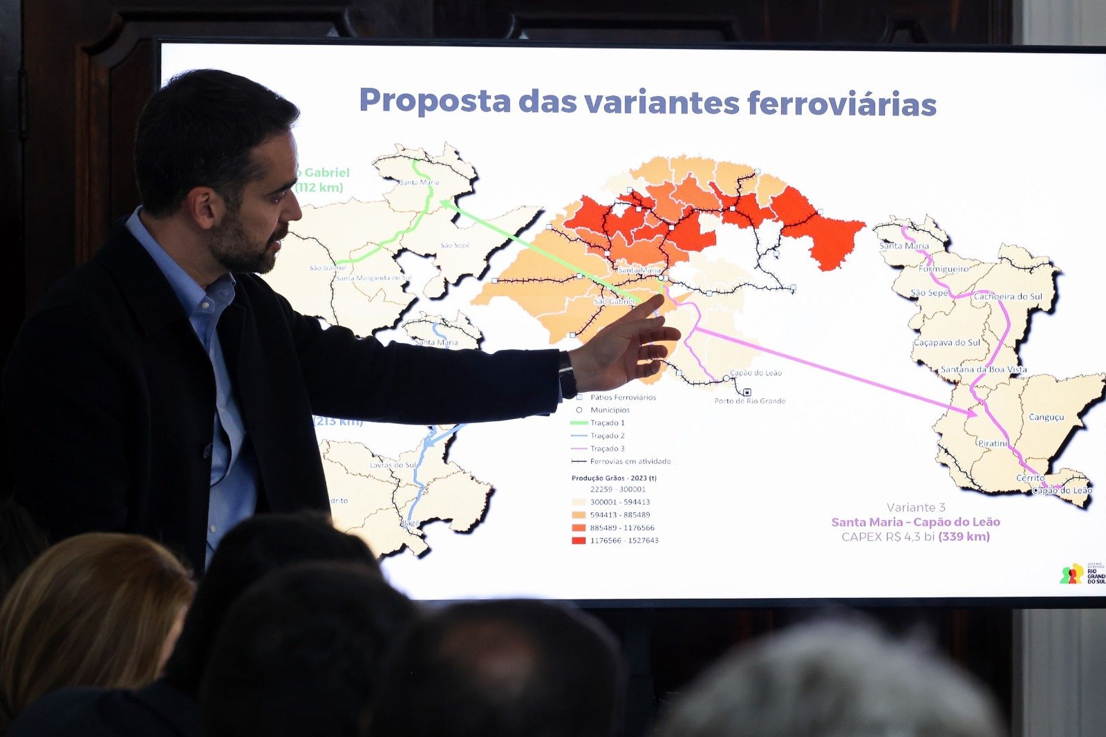 Governo de SC lidera criação de ferrovia que vai integrar RS, SC, PR e MS