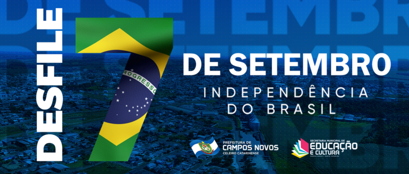 Confira a Programação do 07 de Setembro em Campos Novos