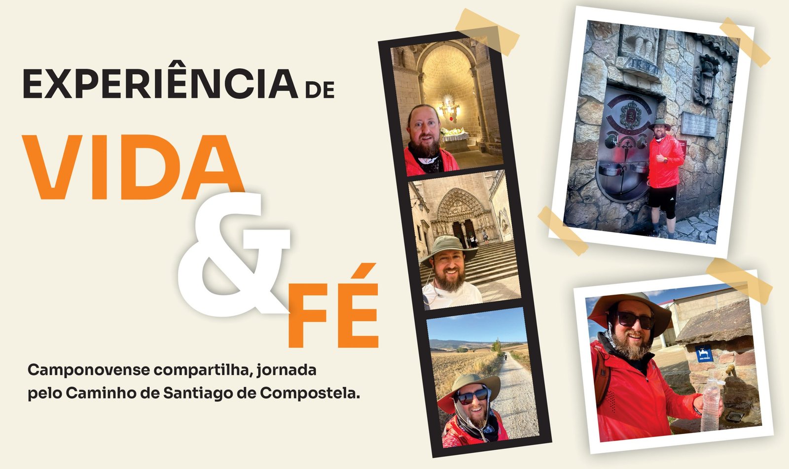 Camponovense compartilha, jornada pelo Caminho de Santiago de Compostela