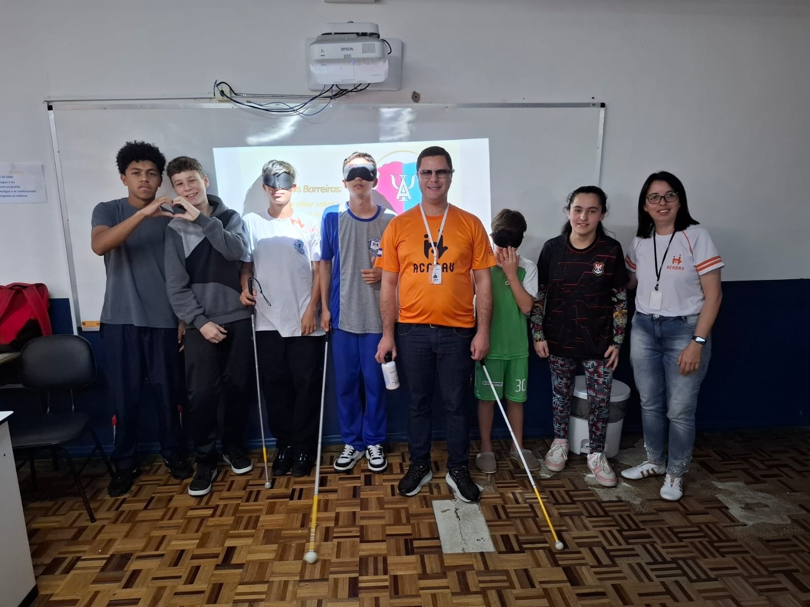 ACADAV leva às escolas reflexão inédita sobre capacitismo e empatia em Campos Novos