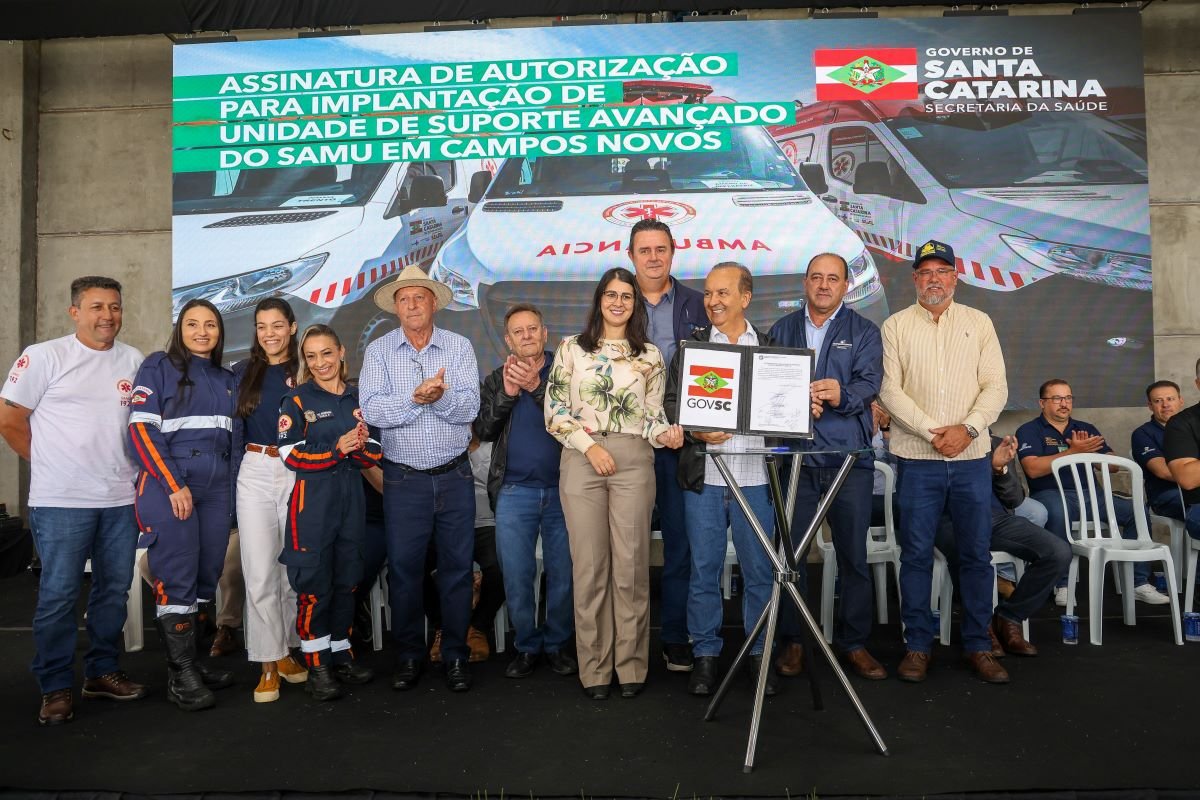 Estado autoriza implantação de Unidade de Suporte Avançado do Samu em Campos Novos