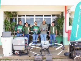 Copercampos inicia testes com drone agrícola no Campo Demonstrativo