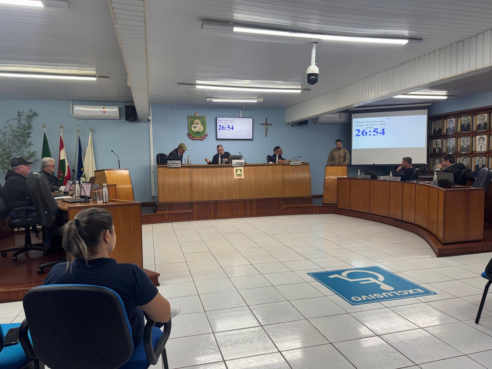 Polícias Militar e Civil participam de sessão para falar sobre onda de furtos