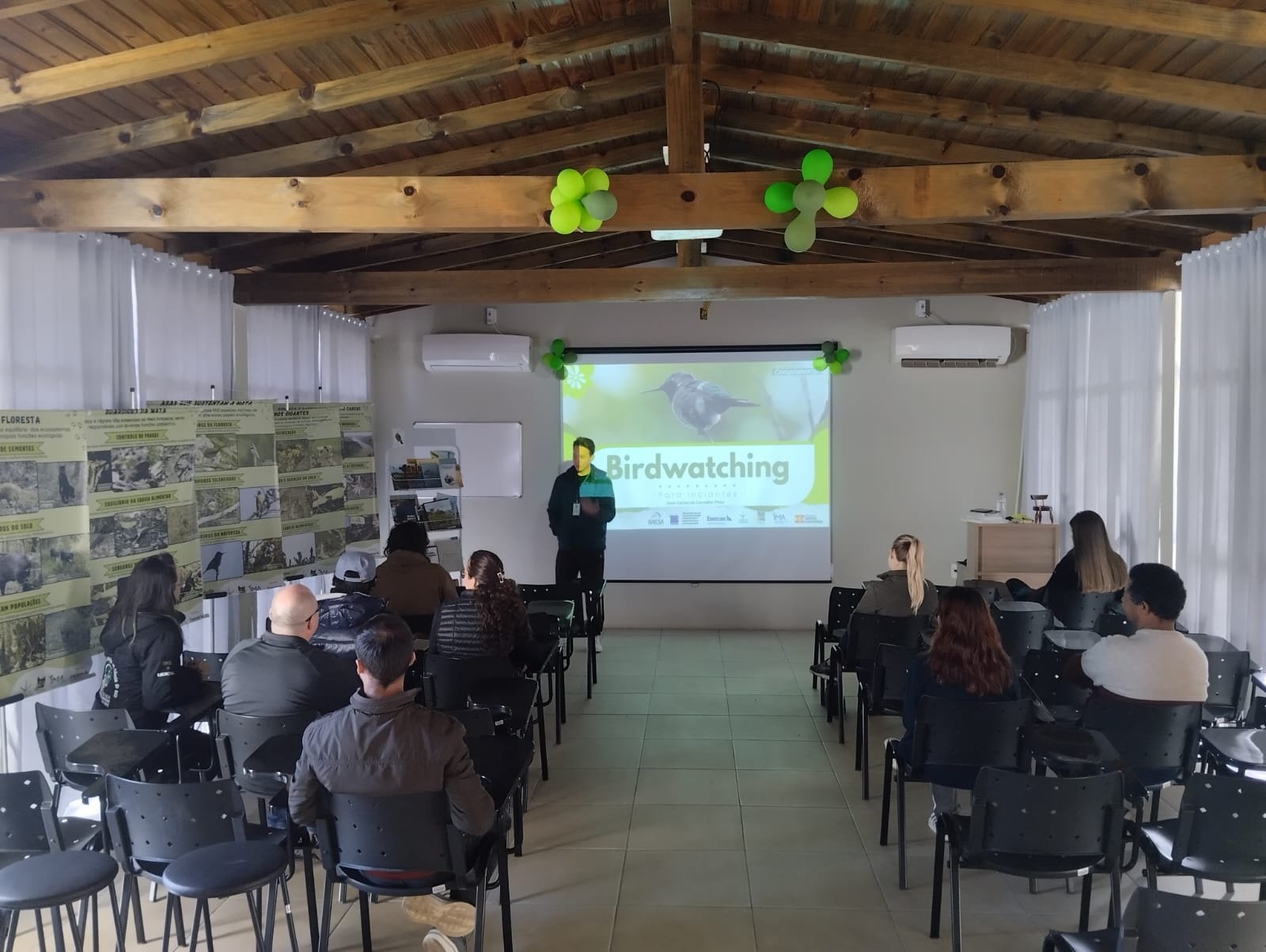 Observação de aves atraiu  participantes ao Parque Estadual Rio Canoas