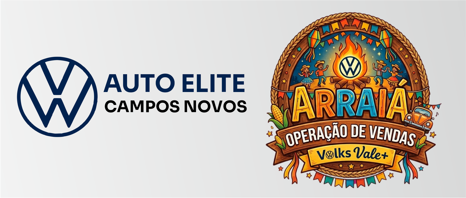 Auto Elite realiza na próxima semana, ‘Arraiá Operação de Vendas Volks Vale+’