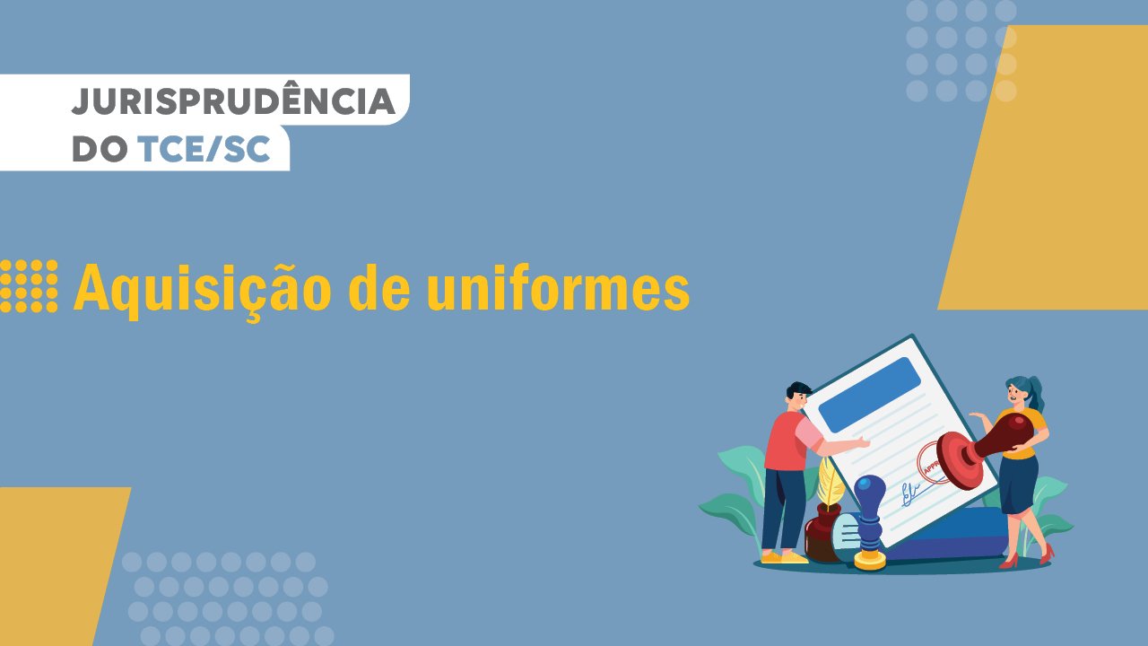 Câmaras podem comprar uniformes para servidores e vereadores, desde que sigam regras, diz TCE/SC