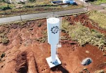 Novo reservatório de 100 mil litros é instalado no Loteamento Santa Clara