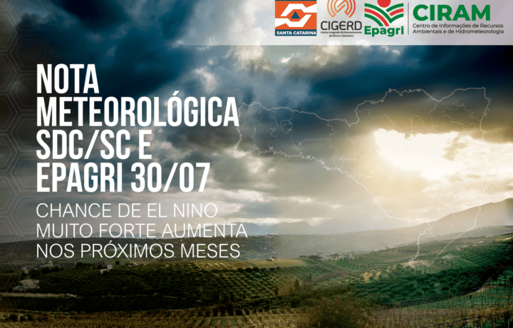 El Niño segue em rápida intensificação nos próximos meses