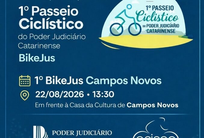 Campos Novos irá sediar 1º Passeio Ciclístico do Judiciário Catarinense