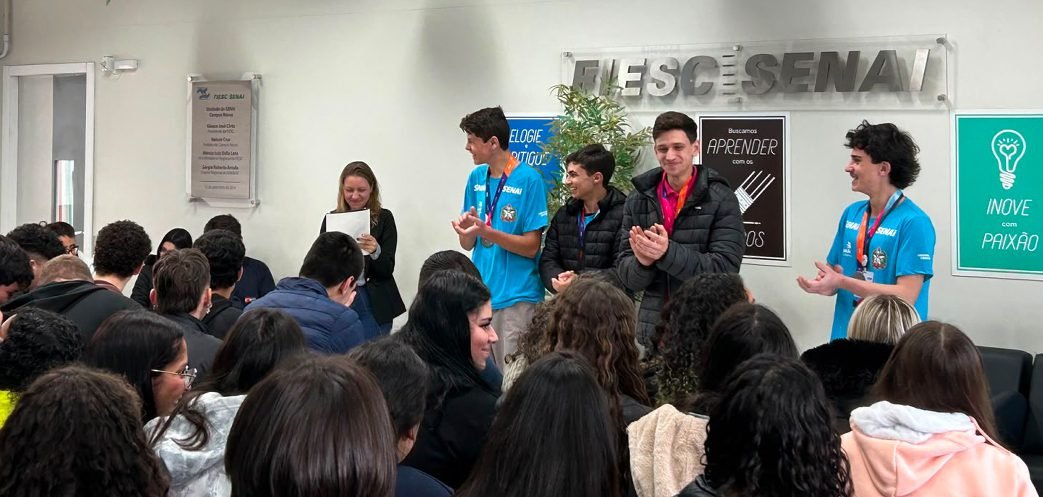 Campos Novos, conquistou a medalha de ouro na modalidade Manutenção Industrial