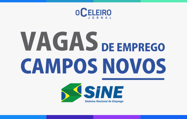 VAGAS DE EMPREGO – CAMPOS NOVOS
