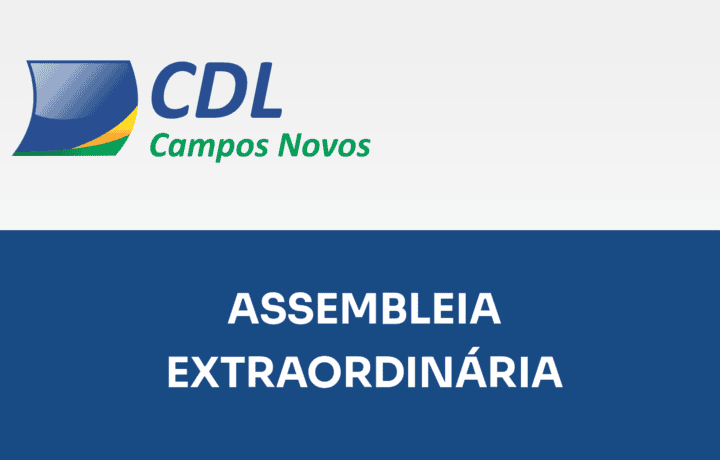 CDL realizará Jantar de Encerramento com Assembleia Extraordinária