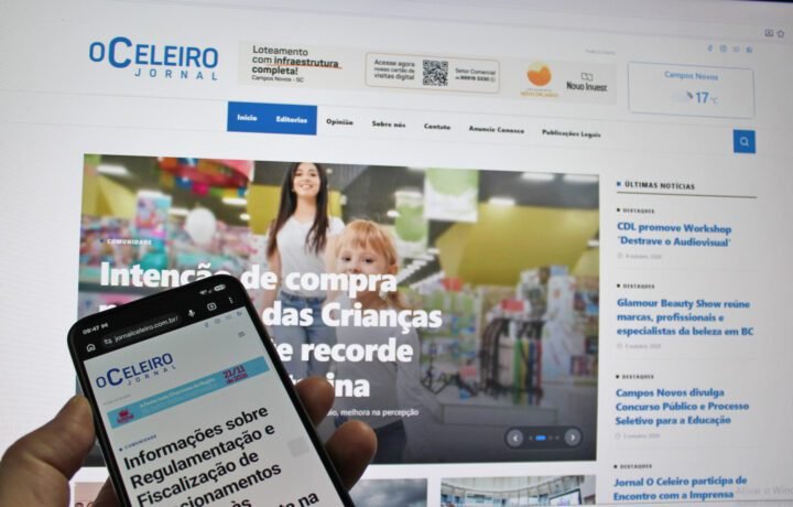 Portal de Notícias do Jornal O Celeiro cresce mais de 120% em audiência